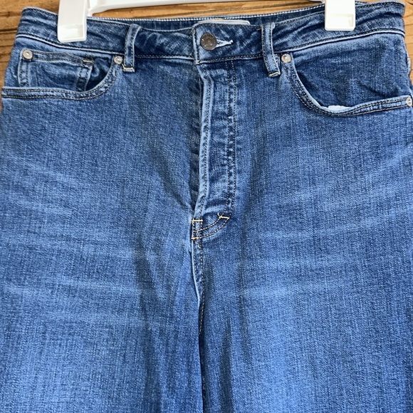Free People Wales Wide Leg Jean in Blue - Picture 3 of 15